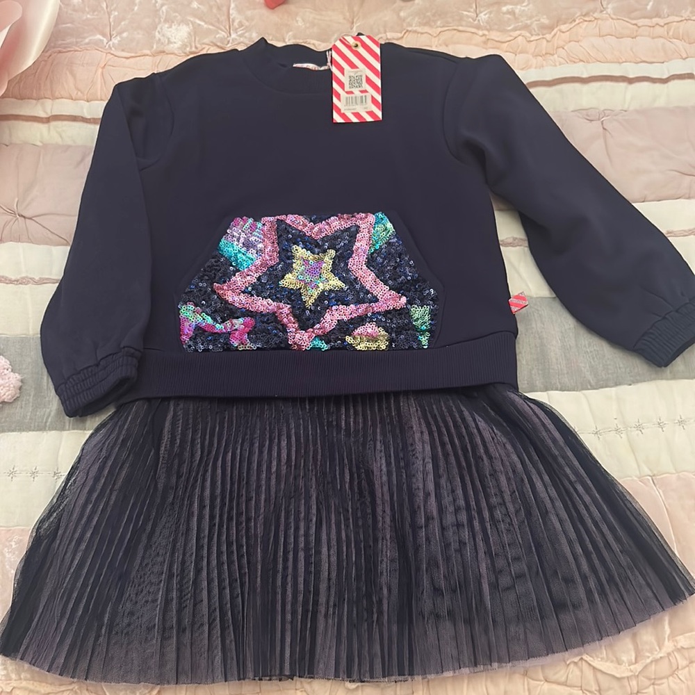 BILLIEBLUSH BRAND NEW NAVY DRESS
